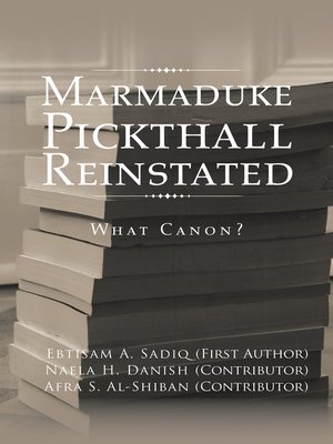 cover image of Marmaduke Pickthall Reinstated